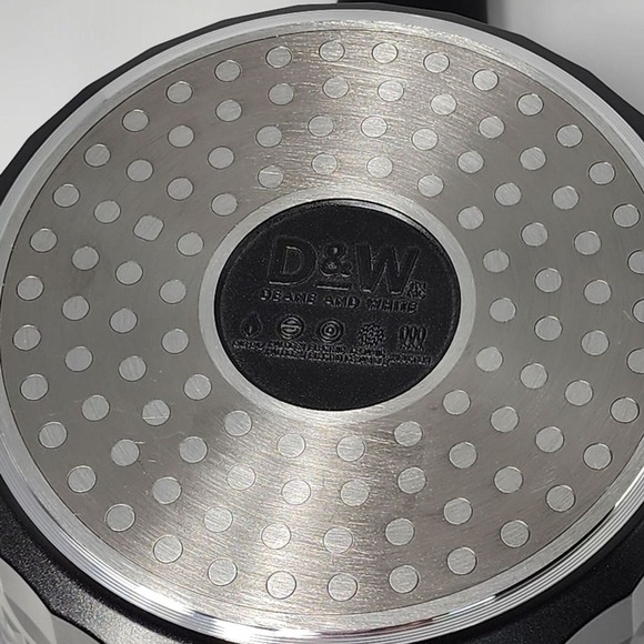 D&W Premium Cookware 9.5in Stock Pot Casserole with Lid Non-stick 4.5QT Charcoal - Picture 12 of 15